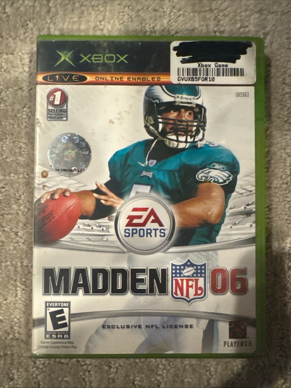 Microsoft Xbox Madden NFL 06 Game - Green, Teal, Red, White